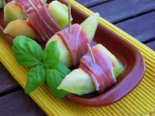 Melone mit Parmaschinken Rezept