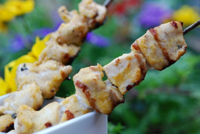 Hähnchenspieße mit Honig-Limetten-Sauce von Sven Hähnchenspieße mit Honig-Limetten-Sauce von Sven